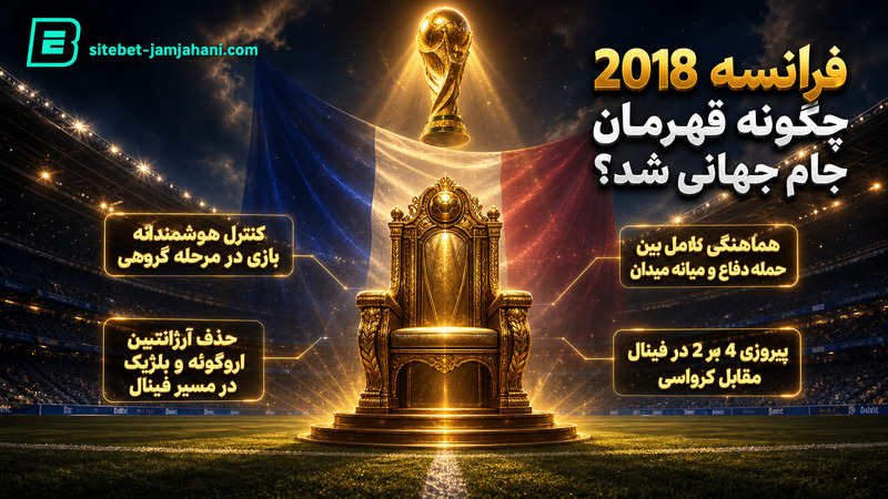 🏆 فرانسه 2018 چگونه قهرمان جام جهانی شد؟